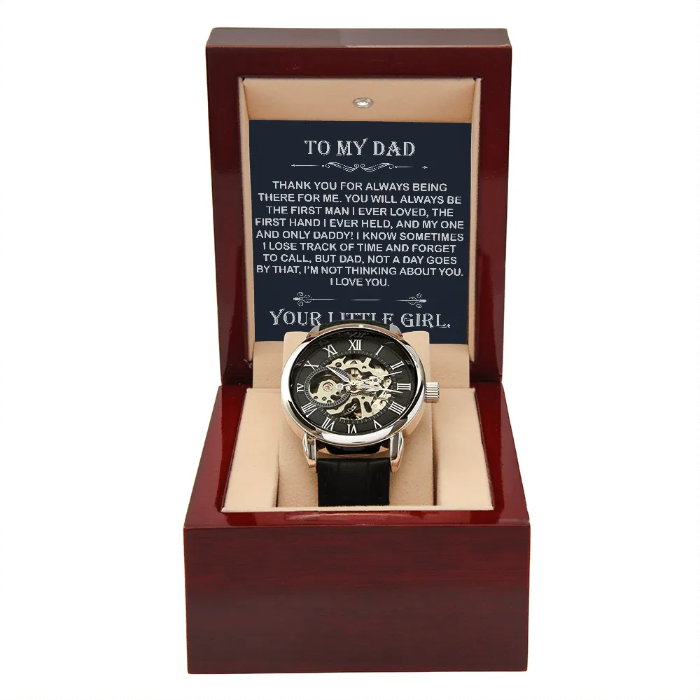 Thank You Dad - Skeleton Watch