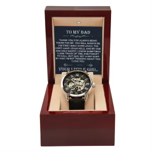 Thank You Dad - Skeleton Watch