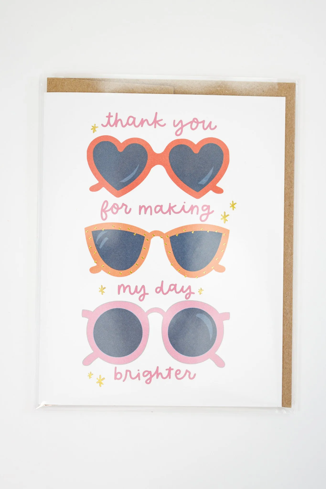Thank You Sunglasses Greeting Card