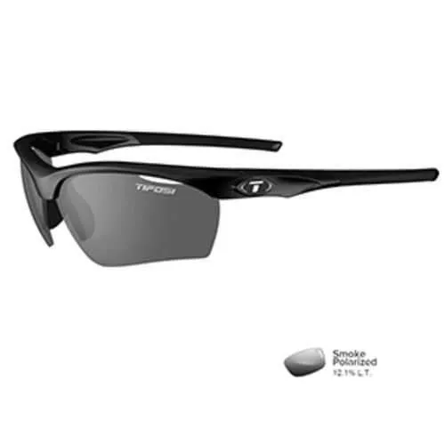 Tifosi Vero Gloss Black Polarized Sunglasses - Smoke Polarized