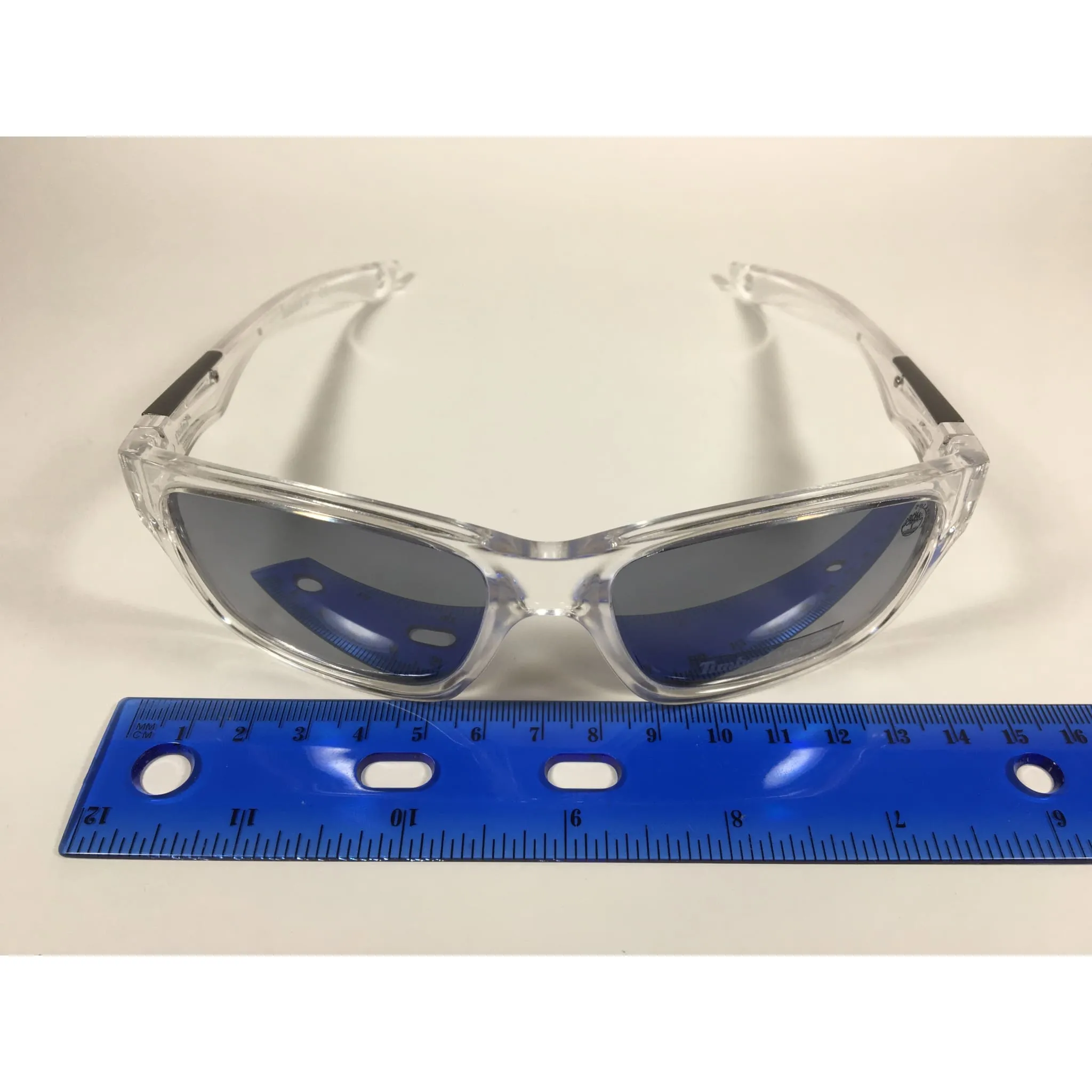 Timberland Polarized Sport Sunglasses Clear Crystal Mirror Lens TB7155 26D