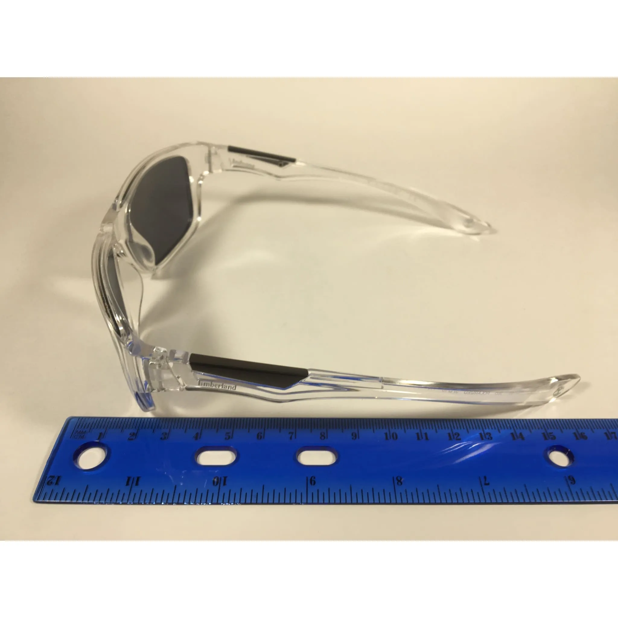 Timberland Polarized Sport Sunglasses Clear Crystal Mirror Lens TB7155 26D