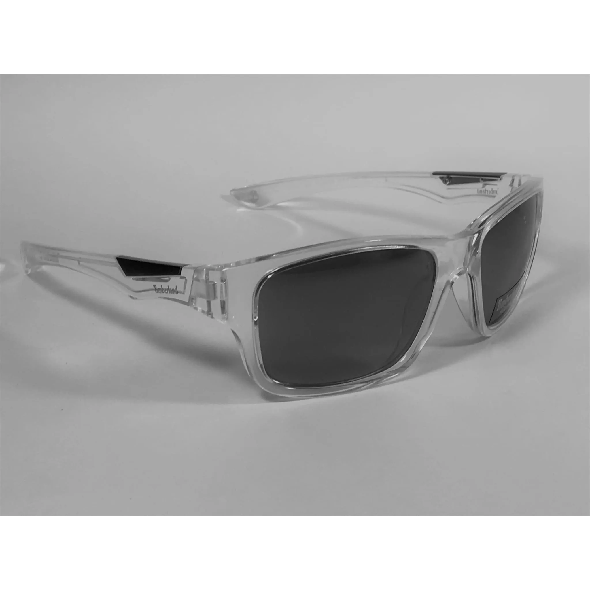 Timberland Polarized Sport Sunglasses Clear Crystal Mirror Lens TB7155 26D