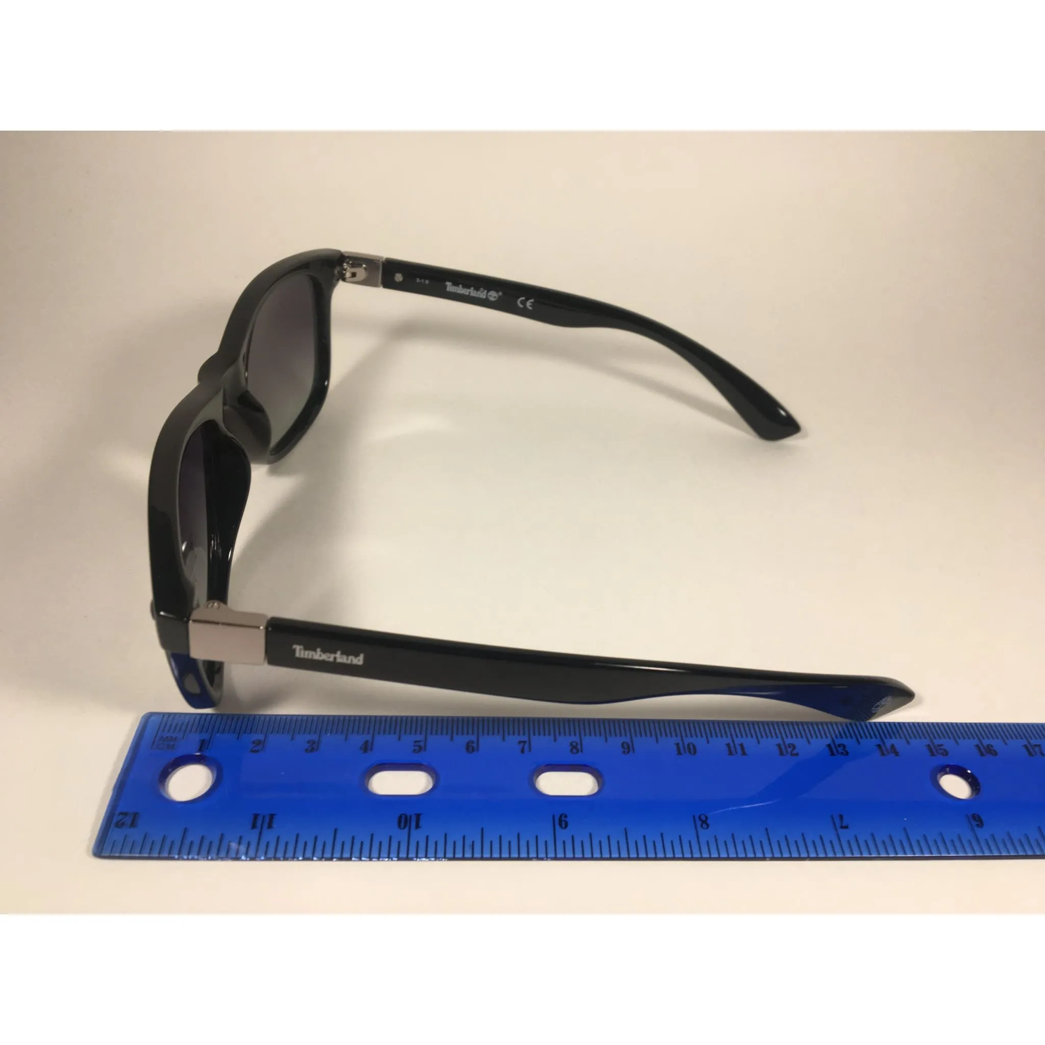 Timberland Polarized Square Sunglasses Smoke Gray Gradient Lens TB7154 01D