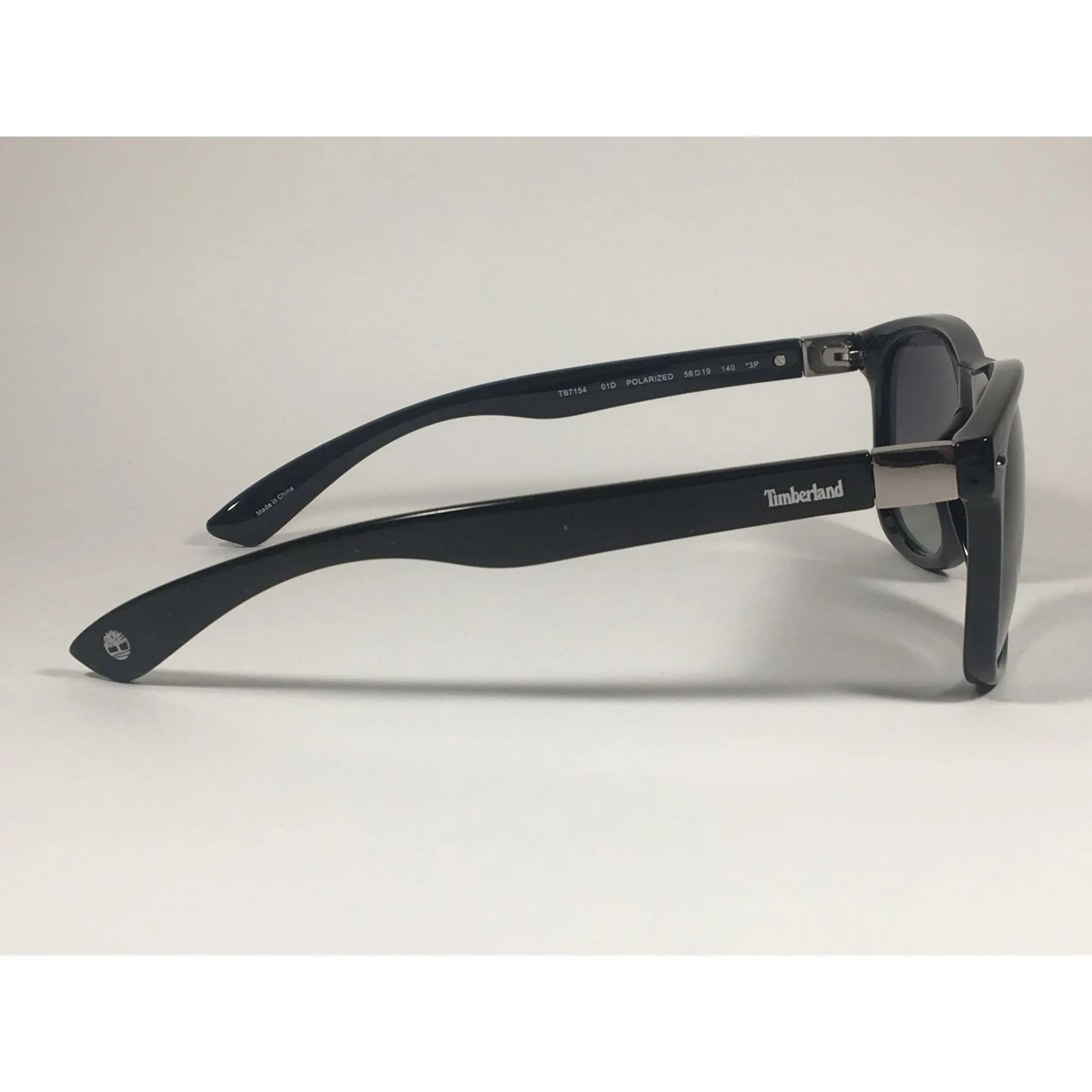Timberland Polarized Square Sunglasses Smoke Gray Gradient Lens TB7154 01D