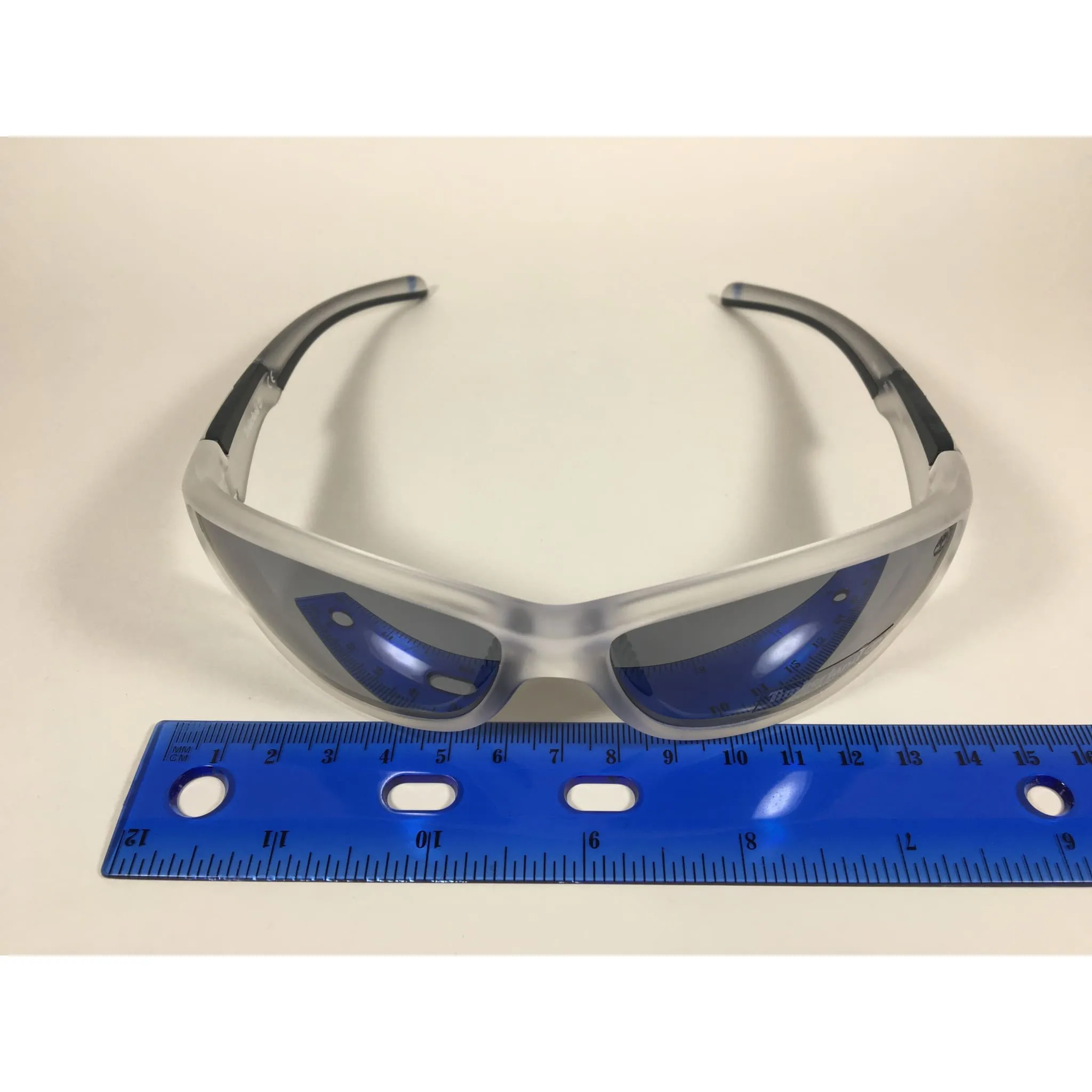 Timberland Polarized Wrap Sunglasses Smoke Crystal Gray Lens TB7150 26D