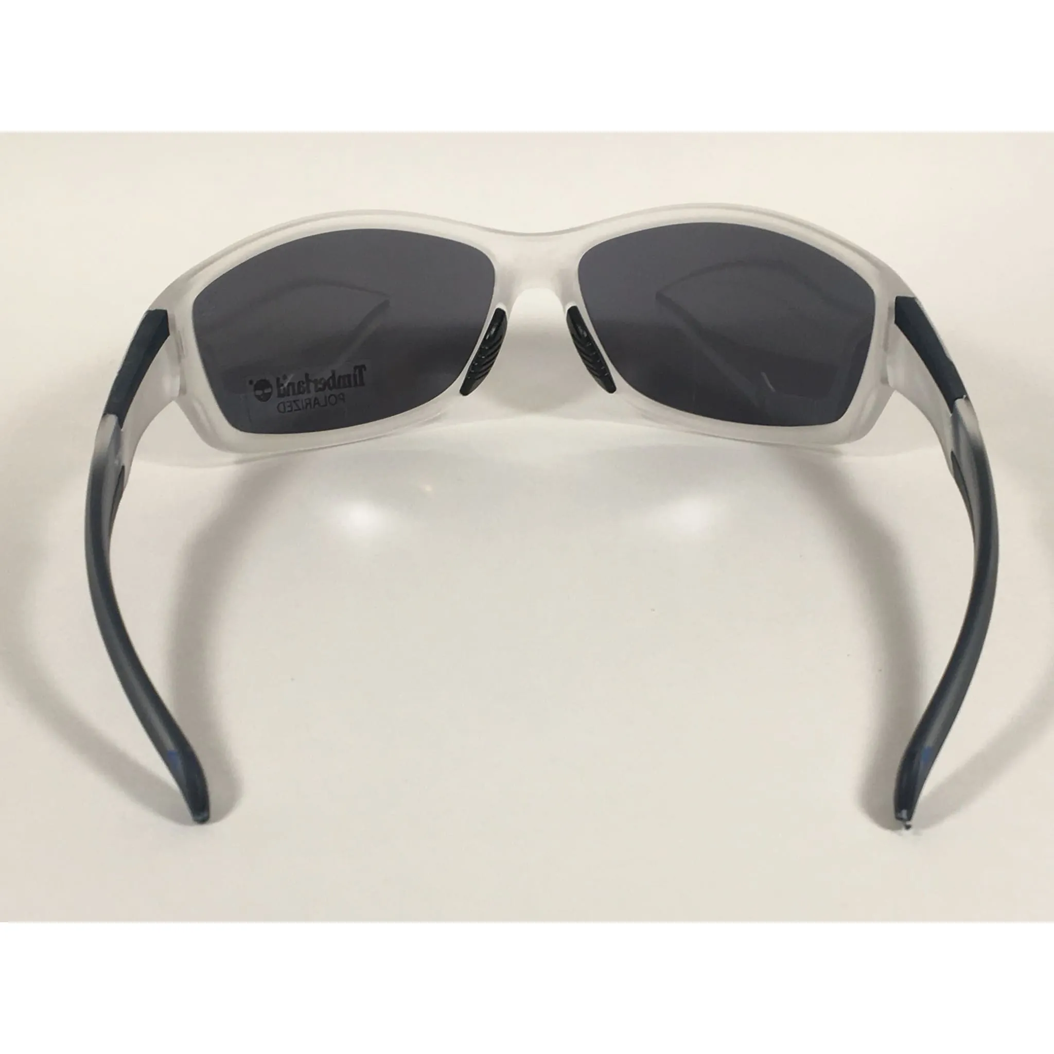 Timberland Polarized Wrap Sunglasses Smoke Crystal Gray Lens TB7150 26D
