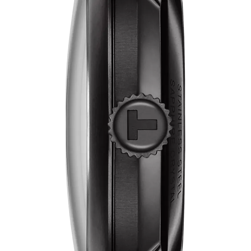 Tissot Chemin Des Tourelles Skeleton Wristwatch, Gunmetal Dial, 39mm (T1398363644100)