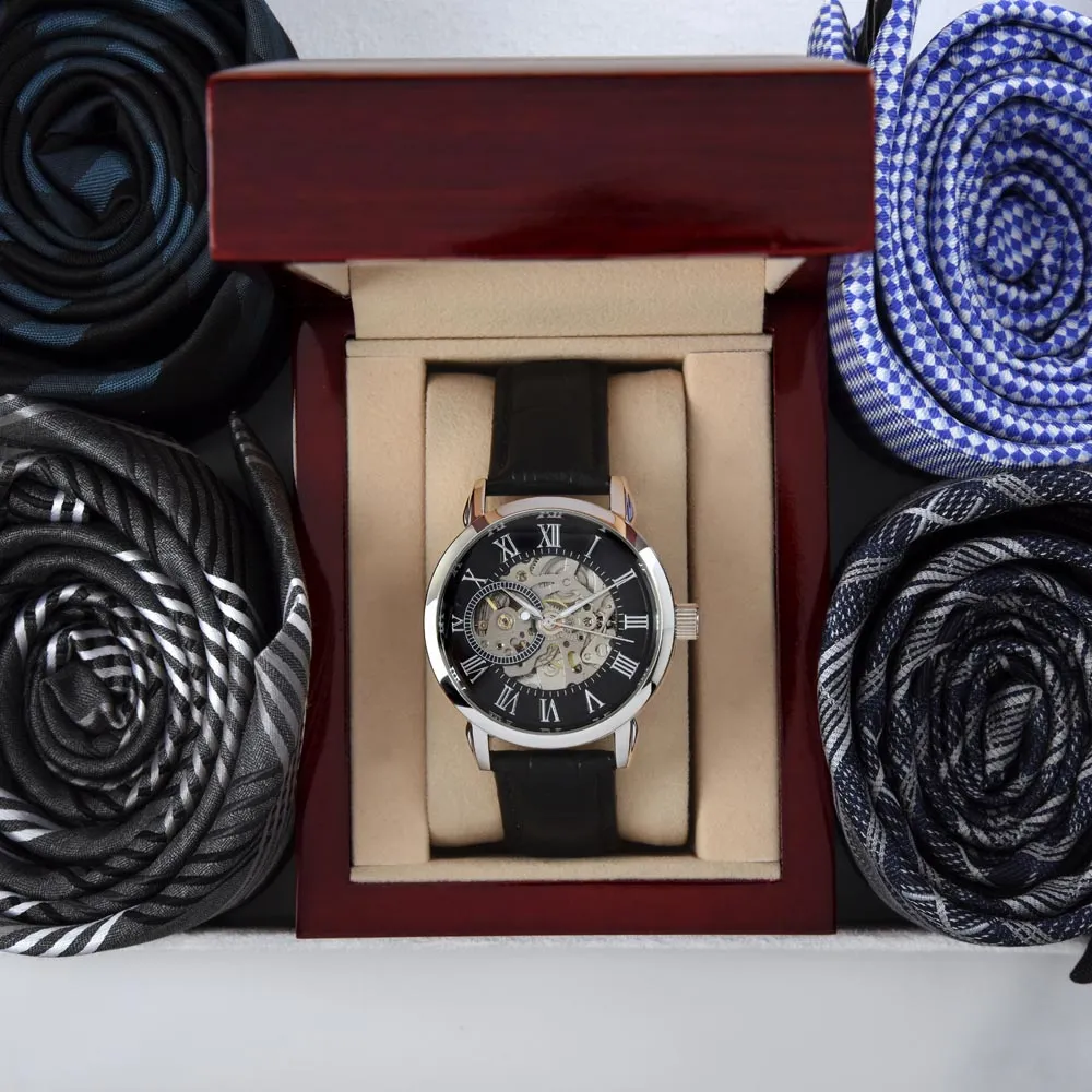 To My Amazing Dad, I love You, Your Son - Openwork Watch