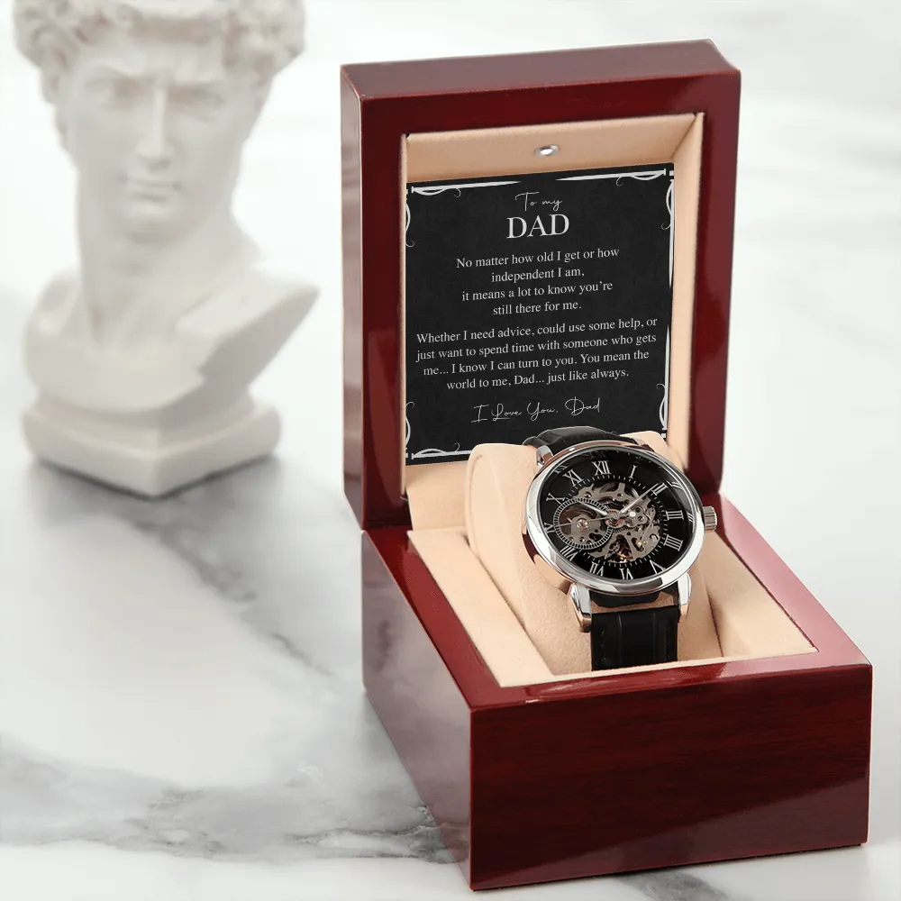 To My Dad Watch Gift, I Love You