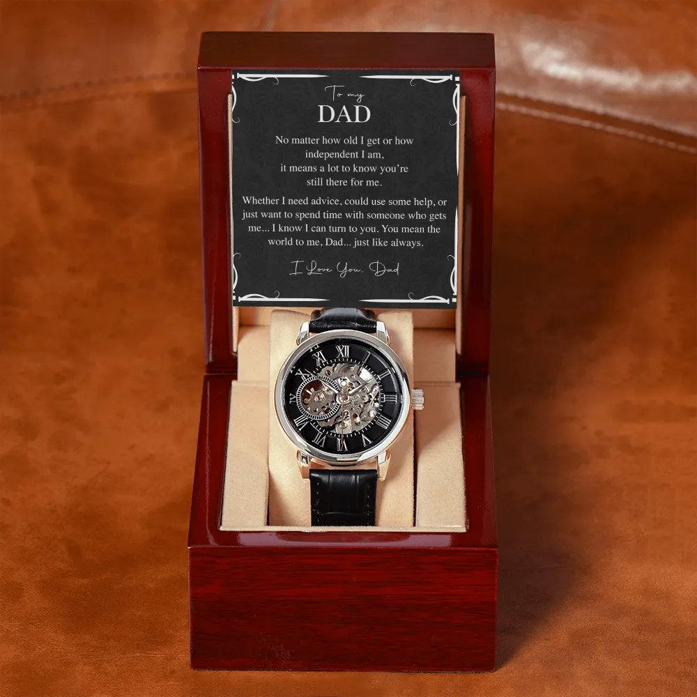 To My Dad Watch Gift, I Love You