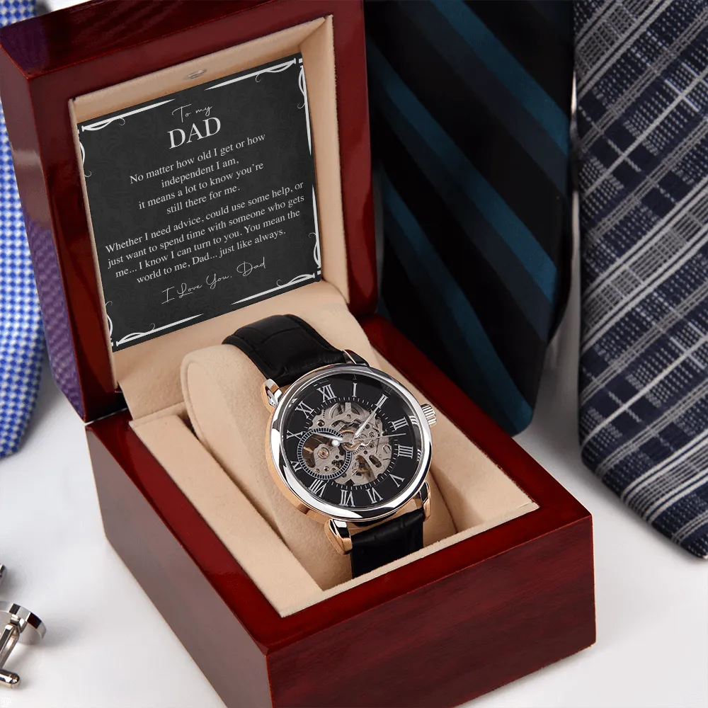 To My Dad Watch Gift, I Love You