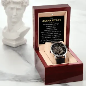To The Love of My Life | Openwork Watch Gift