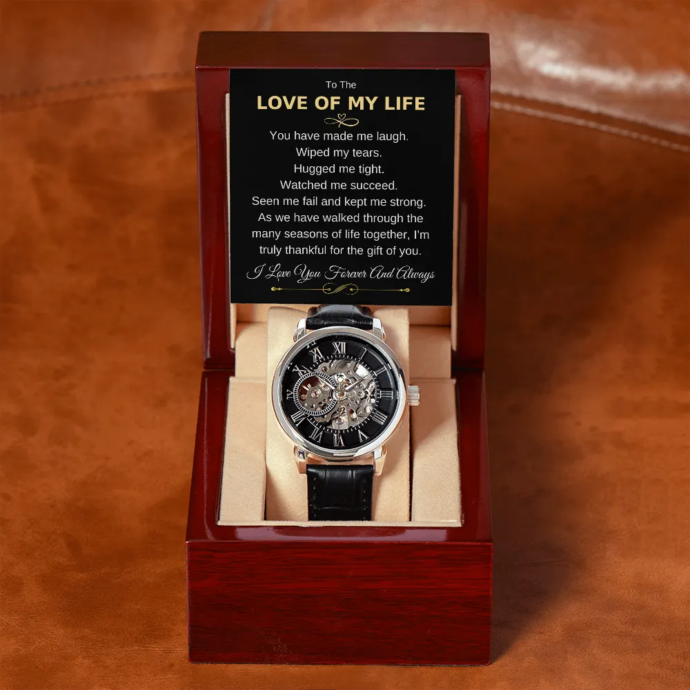 To The Love of My Life | Openwork Watch Gift