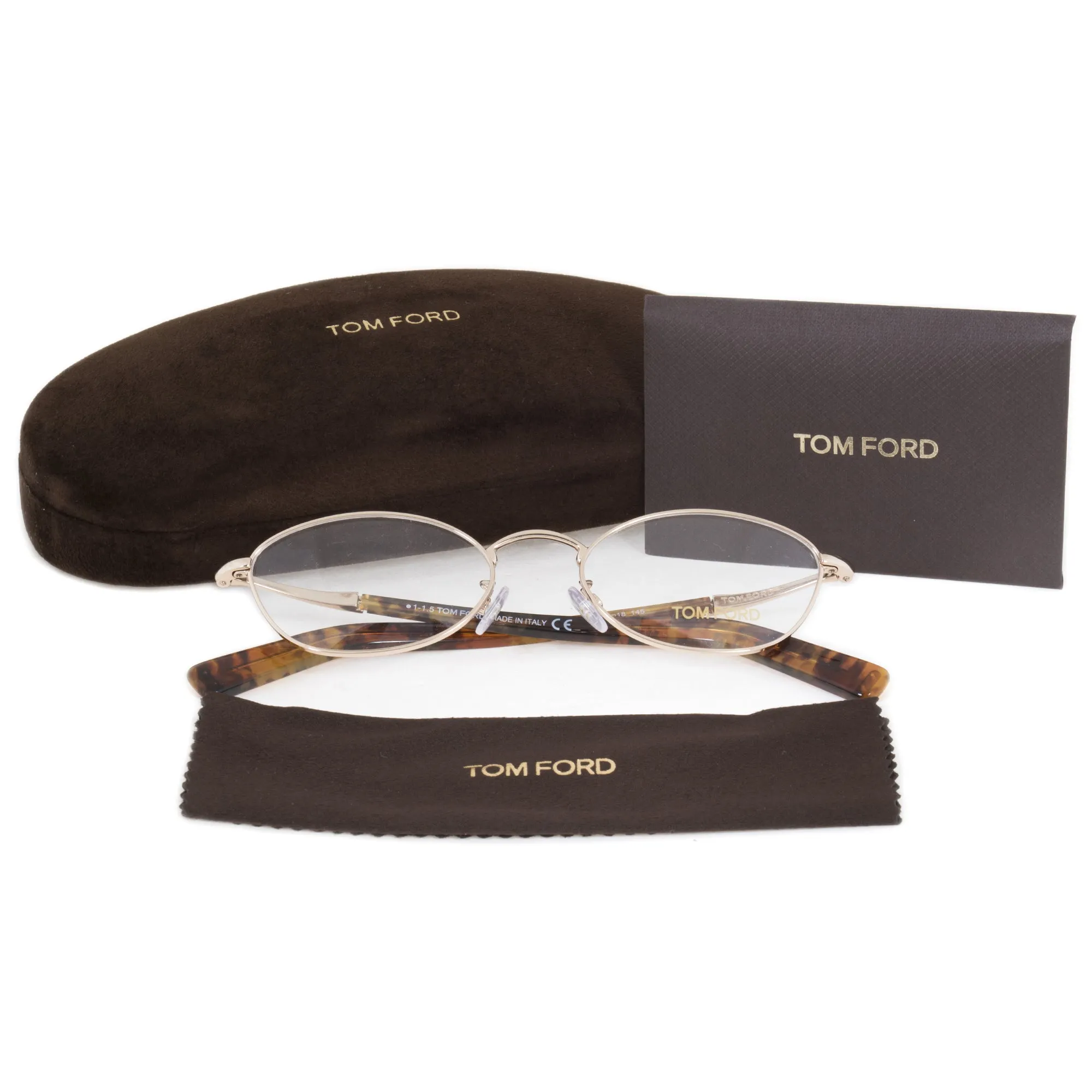 Tom Ford FT5368 28 Oval | Rose Gold/Havana| Eyeglass Frames