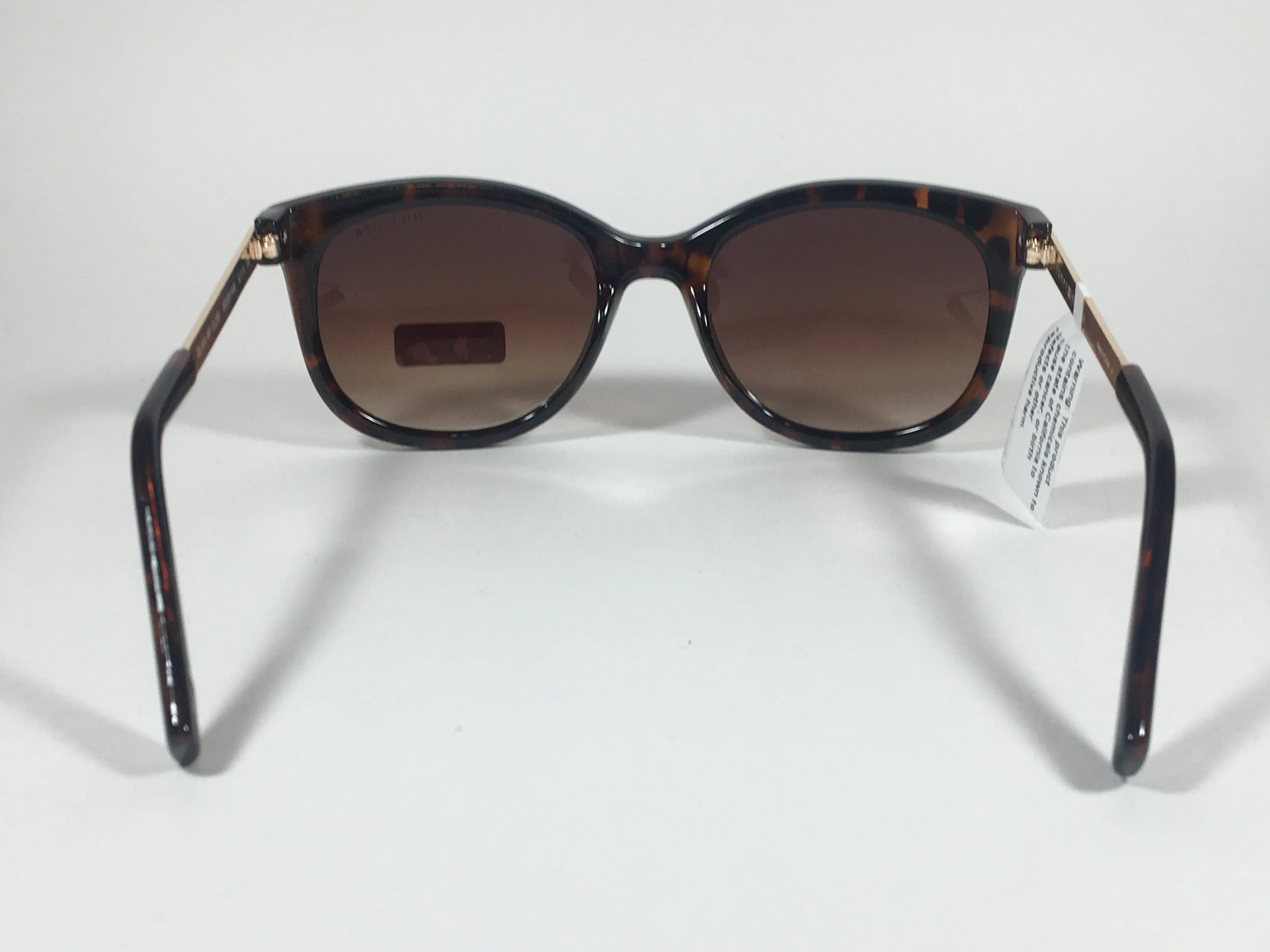 Tommy Hilfiger Olivia Square Sunglasses Brown Tortoise and Gold Frame Brown Lens OLIVIA WP OL269