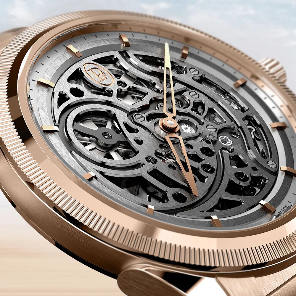 Tonda PF Skeleton in Rose Gold