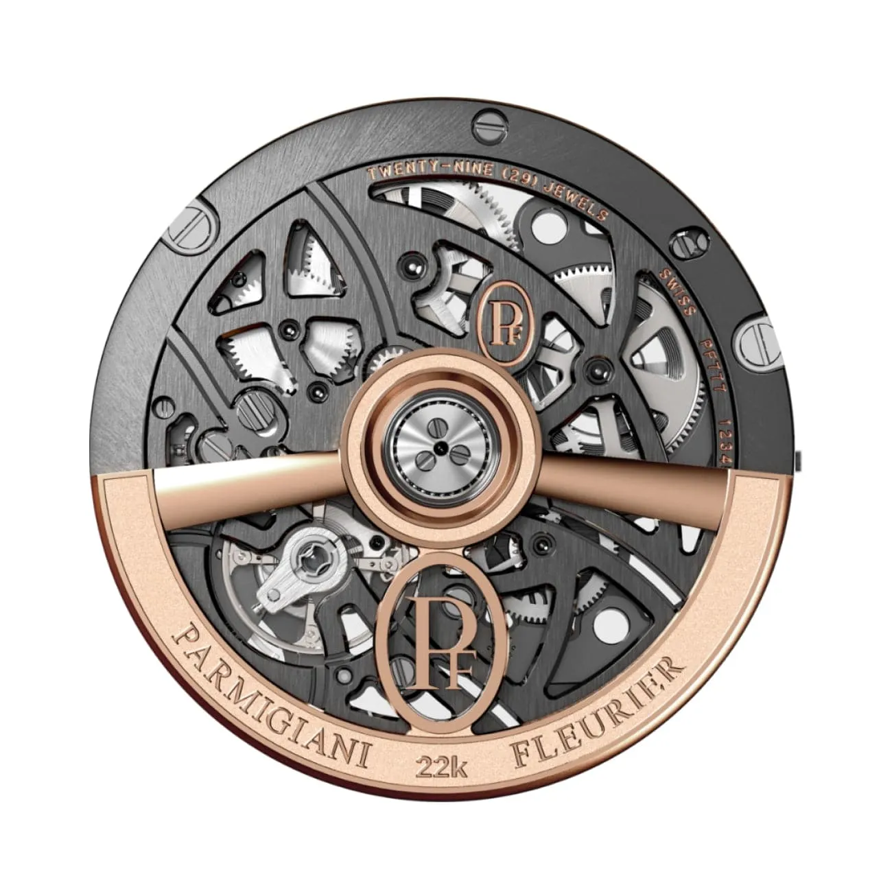 TONDA PF SKELETON ROSE GOLD