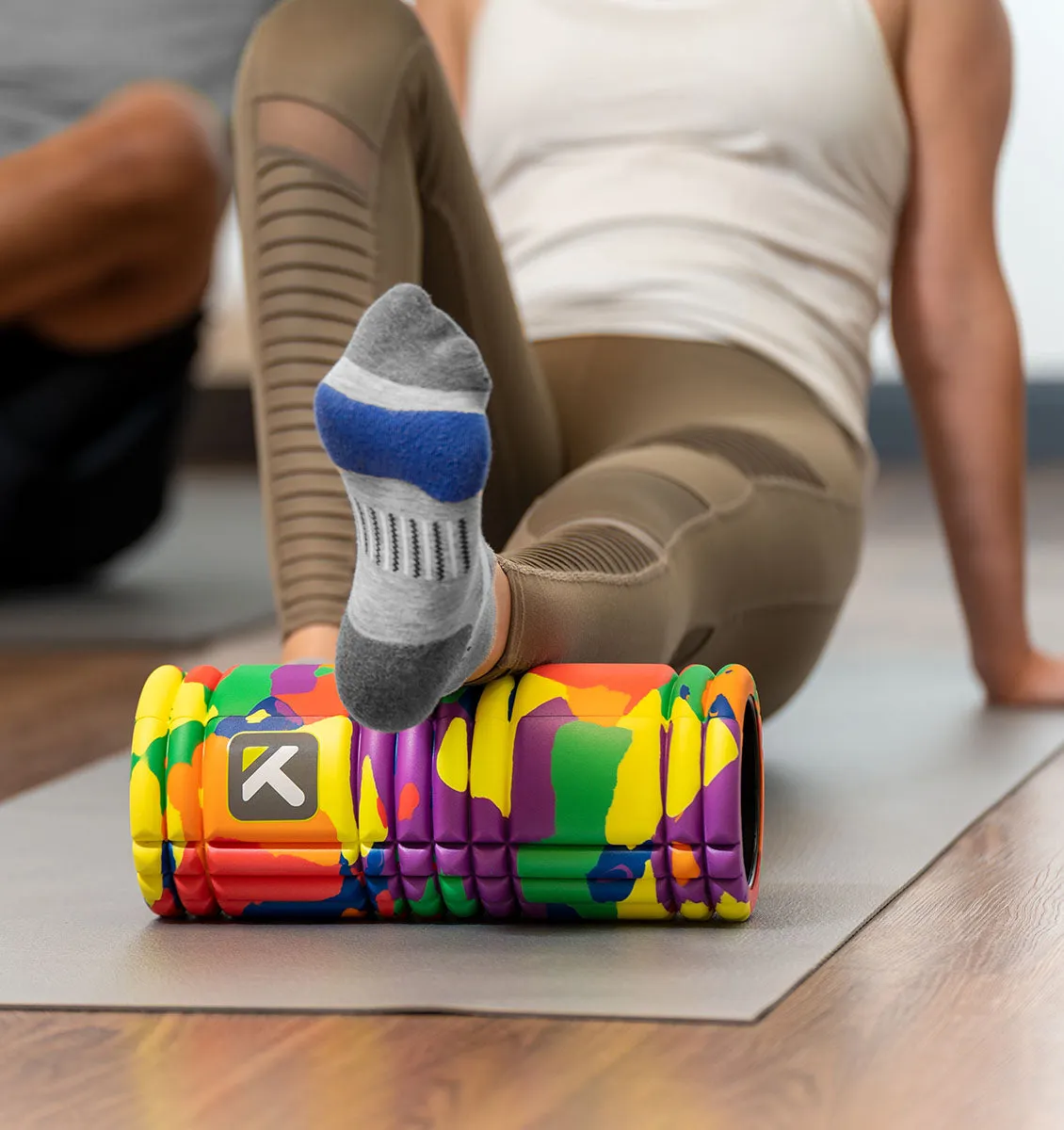 TriggerPoint GRID 1.0 Foam Roller - 13" - Rainbow