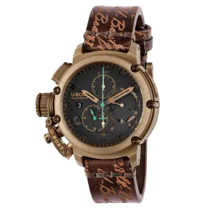U-Boat Chimera Sapphire Green Chrono Chrono Bronze 46mm Bronze Bronze Watch 8526