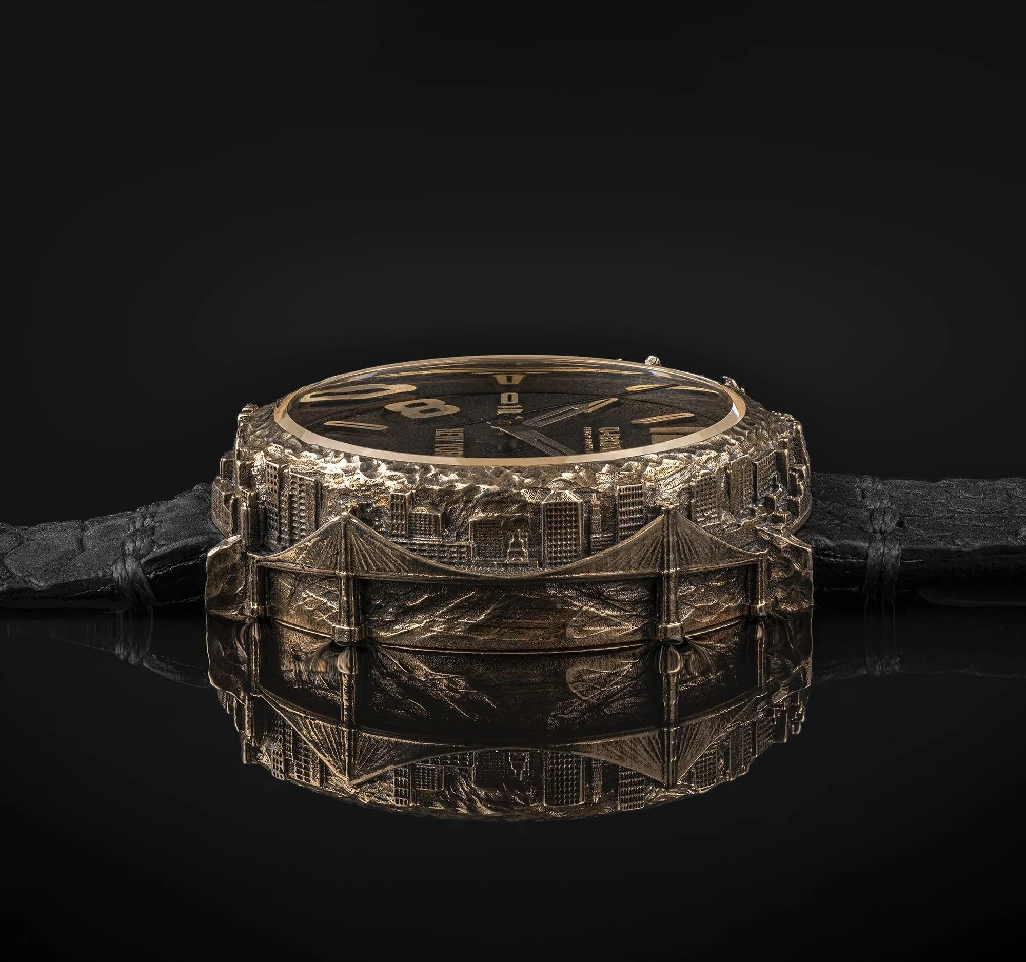 U-Boat New York Bronze Diamond 45mm Automatic Bronze Bronze New York Bz watch