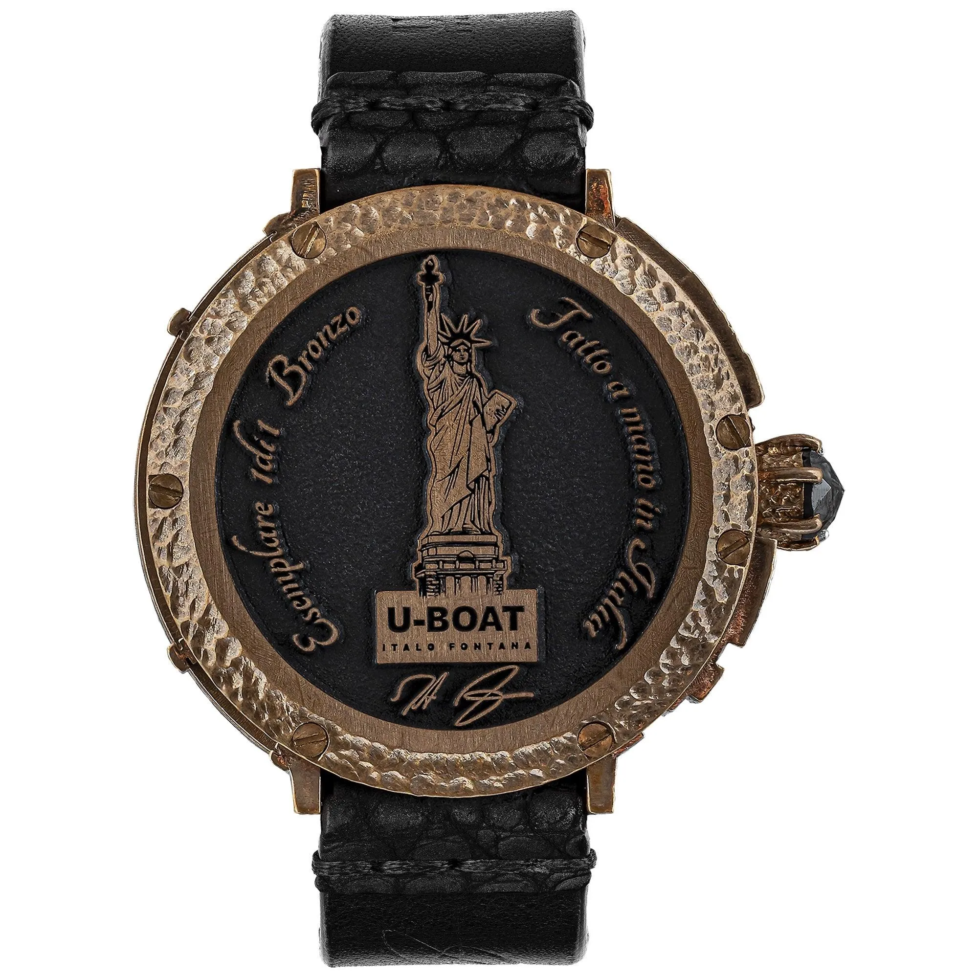 U-Boat New York Bronze Diamond 45mm Automatic Bronze Bronze New York Bz watch