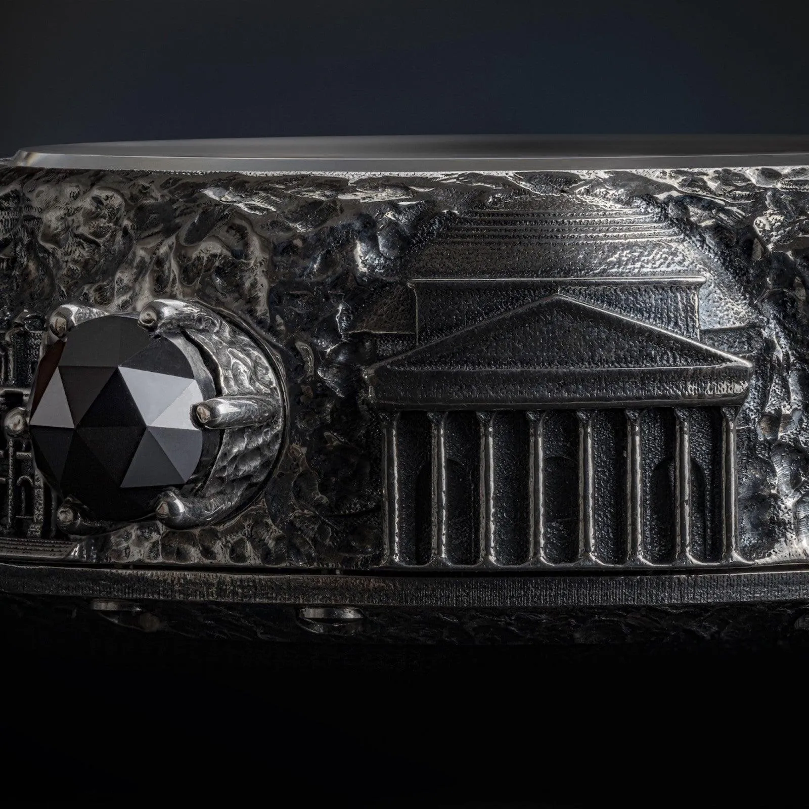 U-Boat Roma Special Edition 45mm Black Automatic Silver 925 Diamond RM925QR