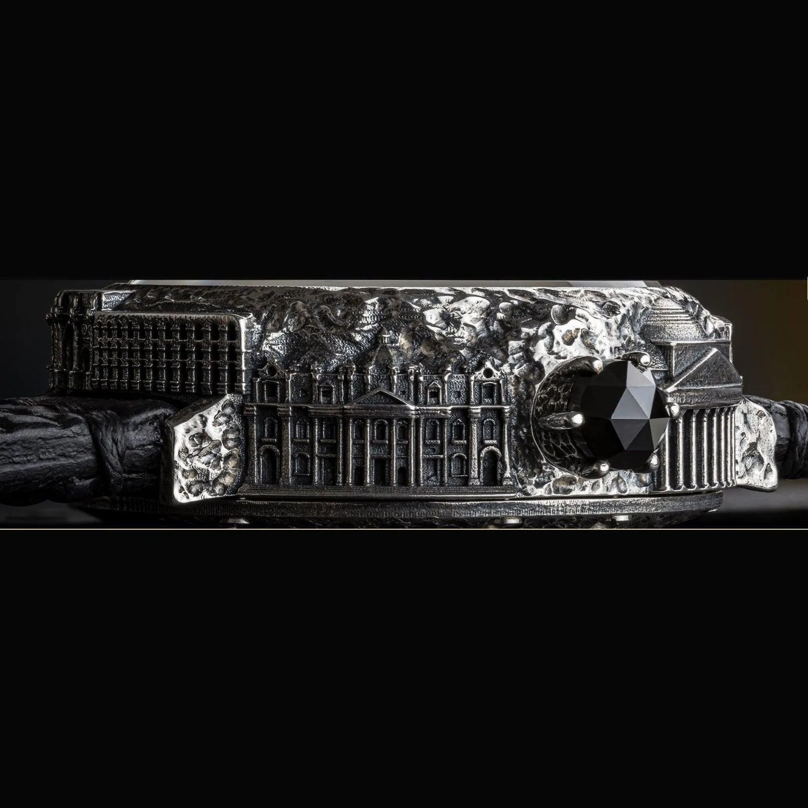 U-Boat Roma Special Edition 45mm Black Automatic Silver 925 Diamond RM925QR