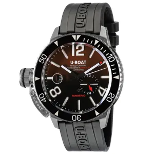 U-Boat Summerso Ceramic Bordeaux/Mt 46mm Bordeaux Automatic Steel 9521