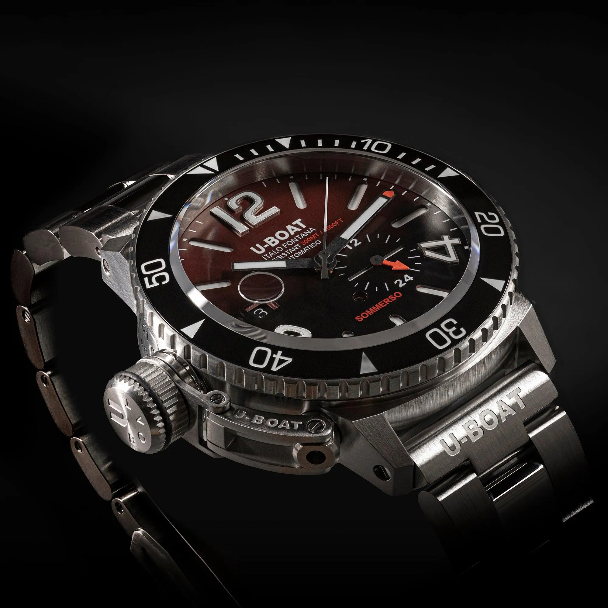 U-Boat Summerso Ceramic Bordeaux/Mt 46mm Bordeaux View View 9521/MT