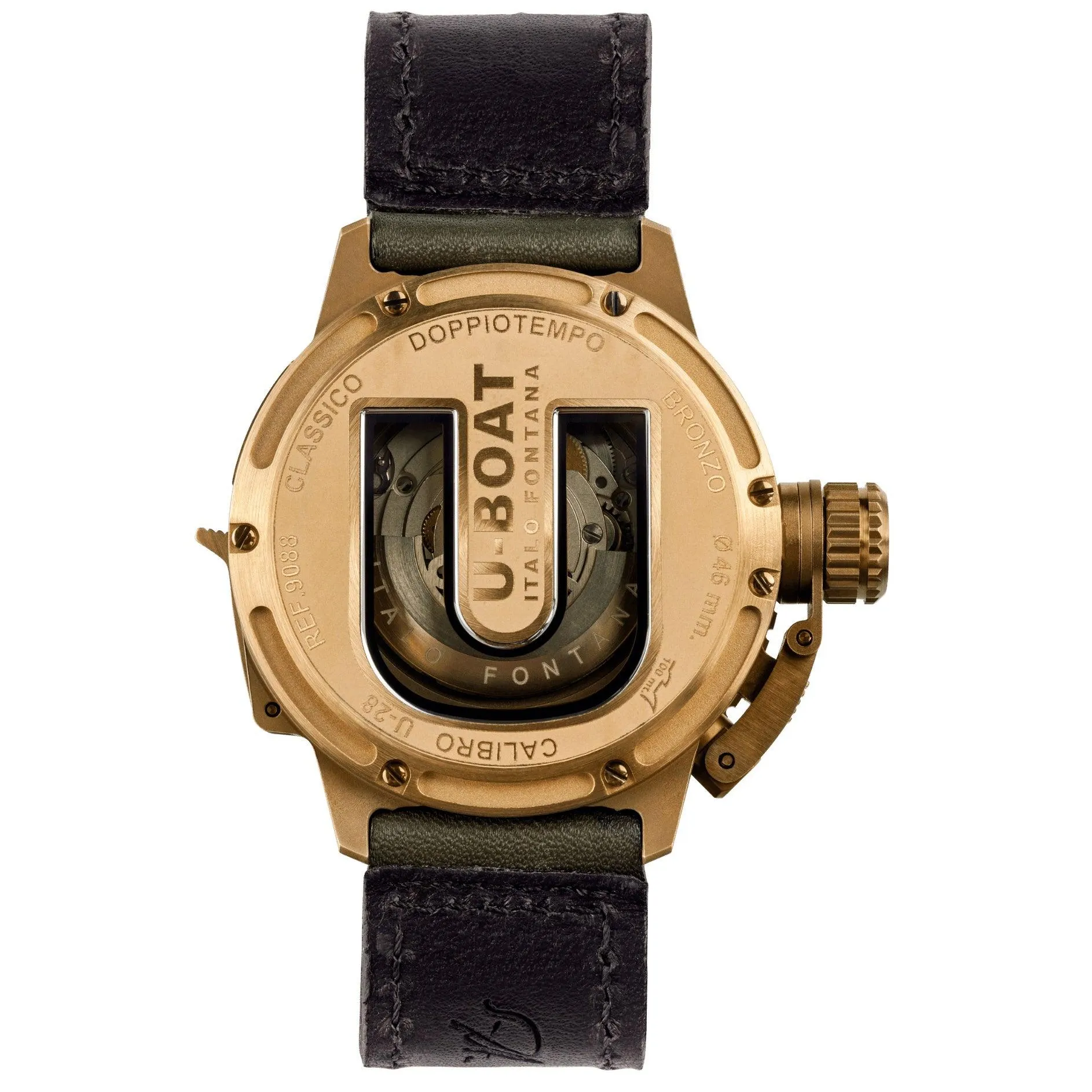 U-Boat Watercolor Watch 46 Bronze GR 46mm Automatic Bronze Green 9088