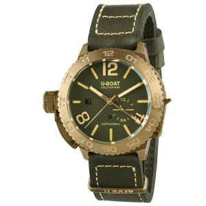 U-Boat Watercolor Watch 46 Bronze GR 46mm Automatic Bronze Green 9088