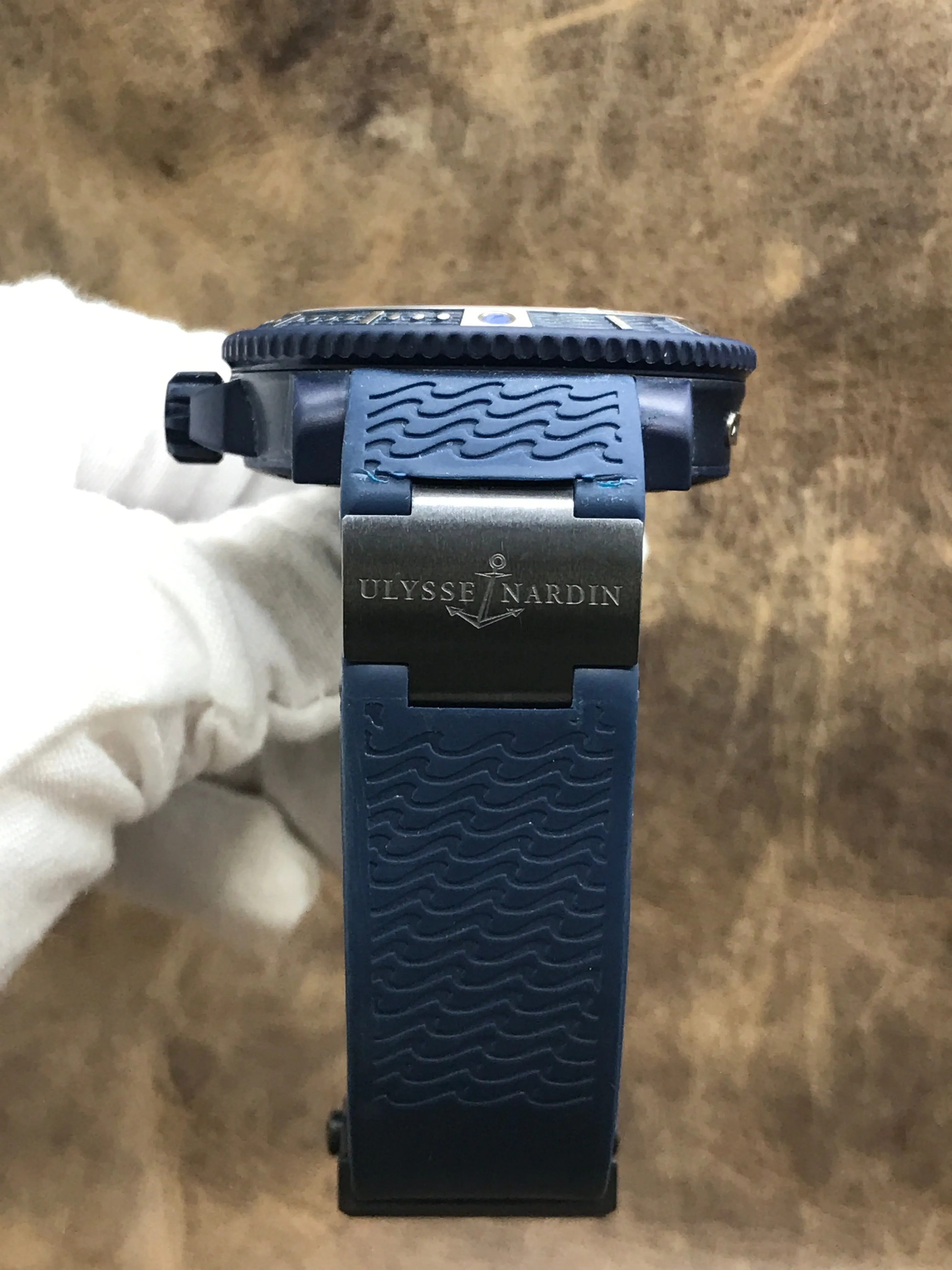 Ulysse Nardin Maxi Marine Diver Blue Sea  263-97LE-3C Black Dial Automatic Men's Watch