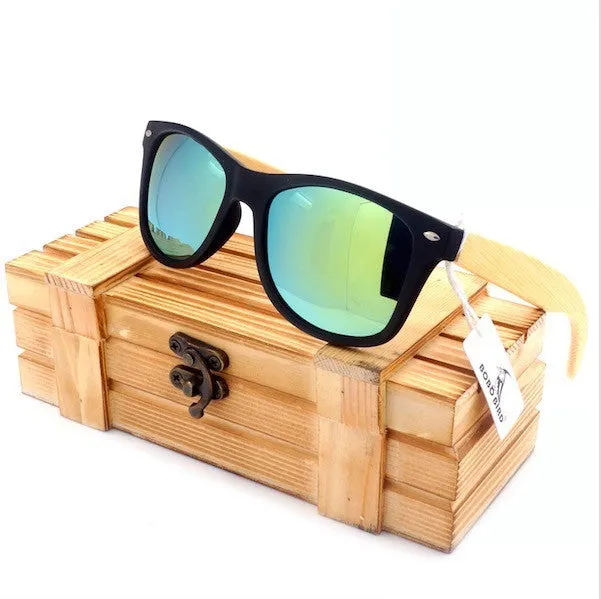 Unisex POLARIZED BAMBOO SUNGLASSES