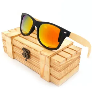 Unisex POLARIZED BAMBOO SUNGLASSES