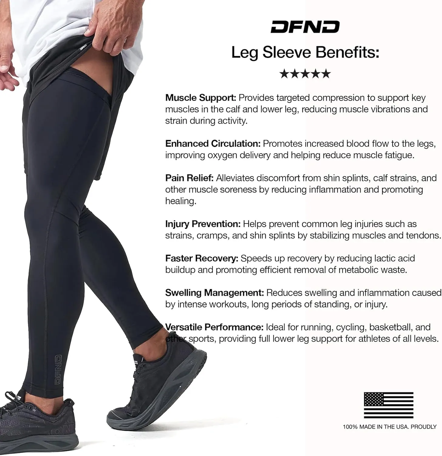 Unisex Recovery Rx Compression Leg Sleeves