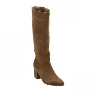 Universal Thread Womens Junie Wide Calf Tall Boots 90975015 Taupe Brown 6M-WC