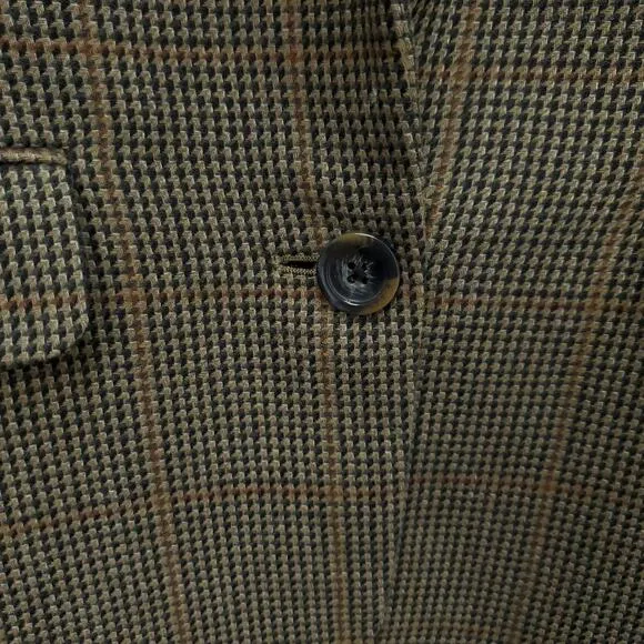UNTUCKIT Women’s Wool Harper Heritage Print One Button Houndstooth Plaid Blazer