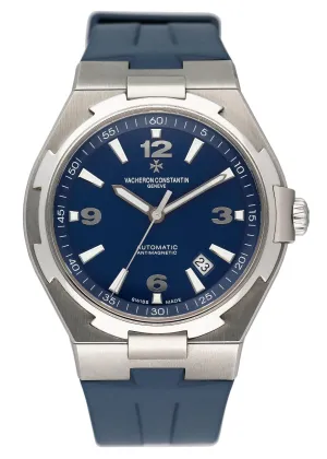 Vacheron Constantin Overseas 47040 Blue Dial Mens Watch With Papers