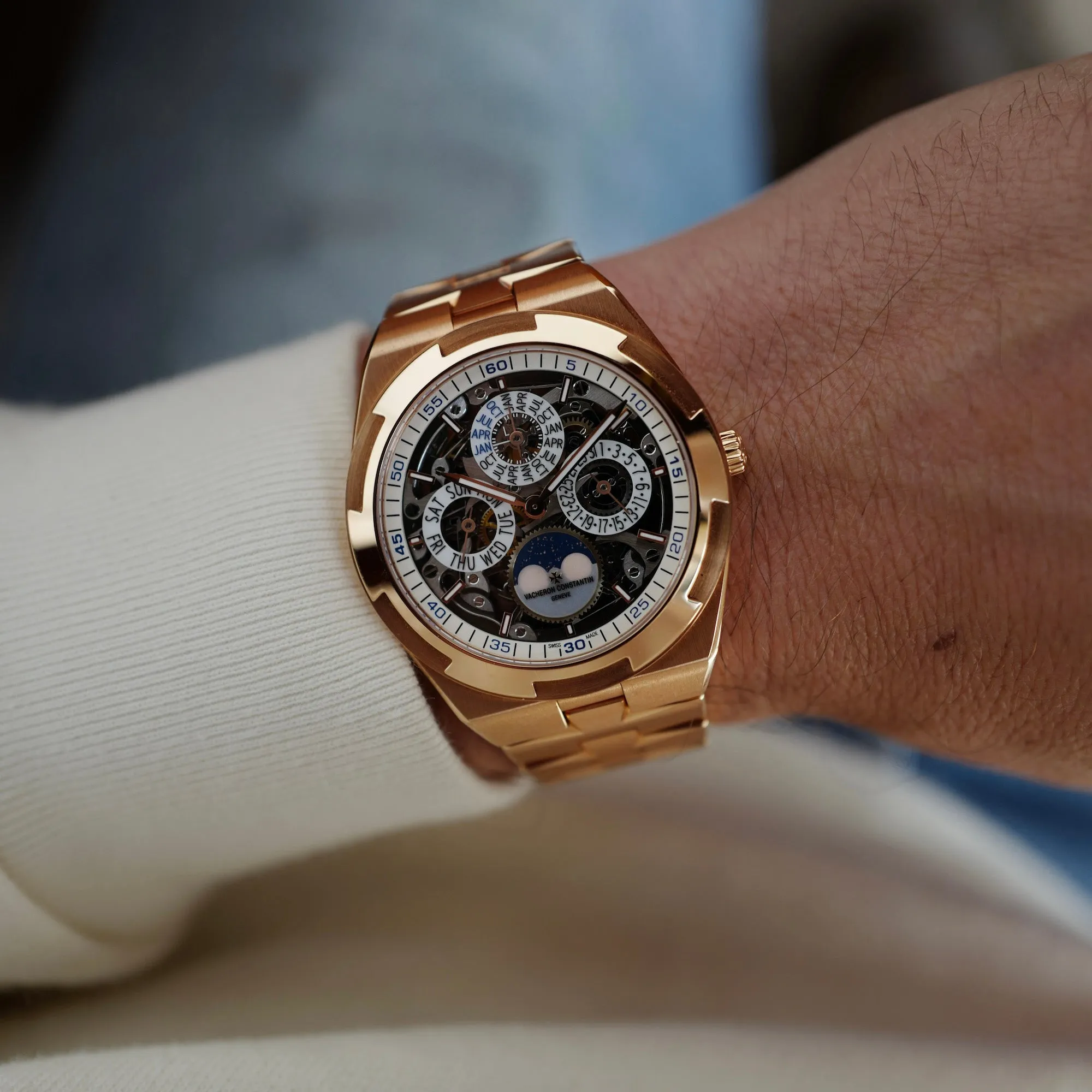Vacheron Constantin Rose Gold Overseas Perpetual Caneldar Watch Ref. 4300