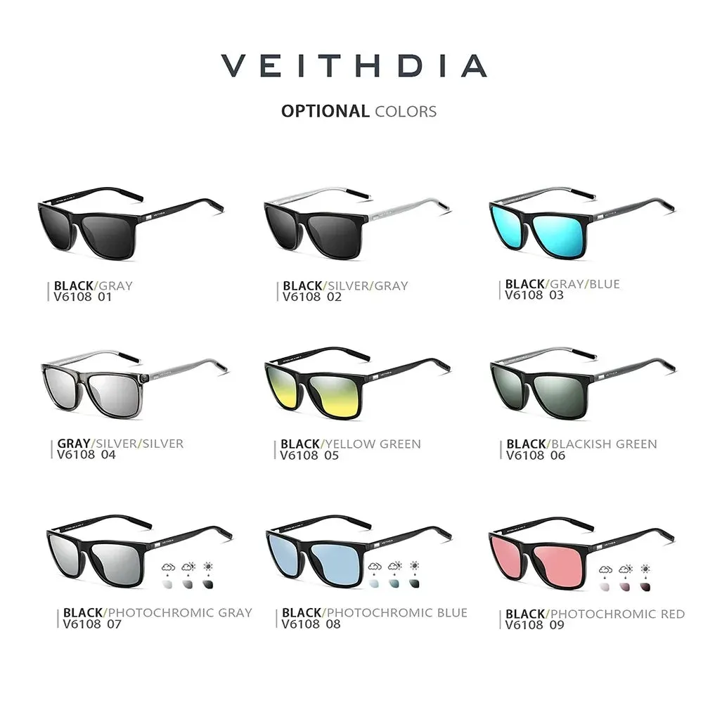 VEITHDIA Retro Polarized Sunglasses