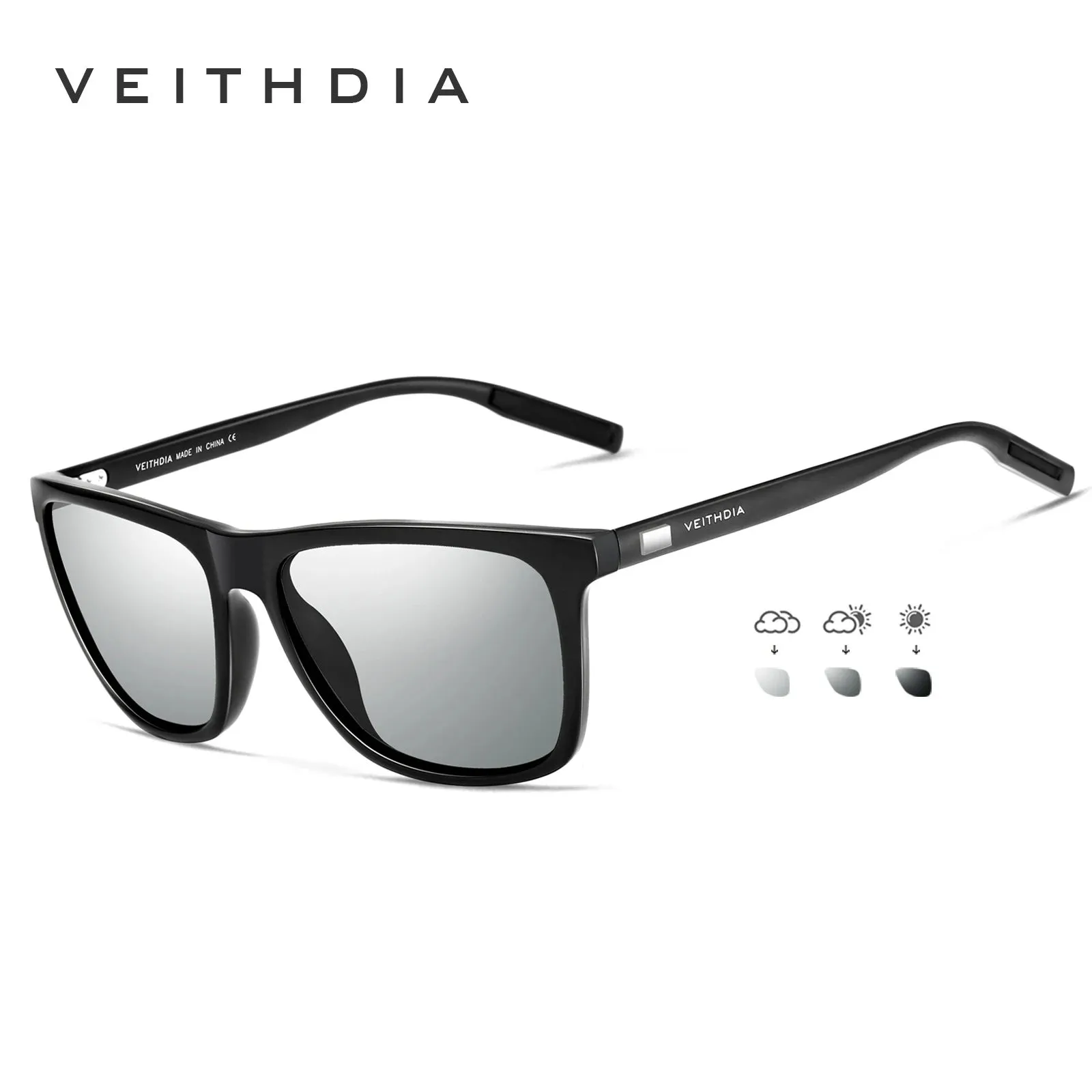 VEITHDIA Retro Polarized Sunglasses