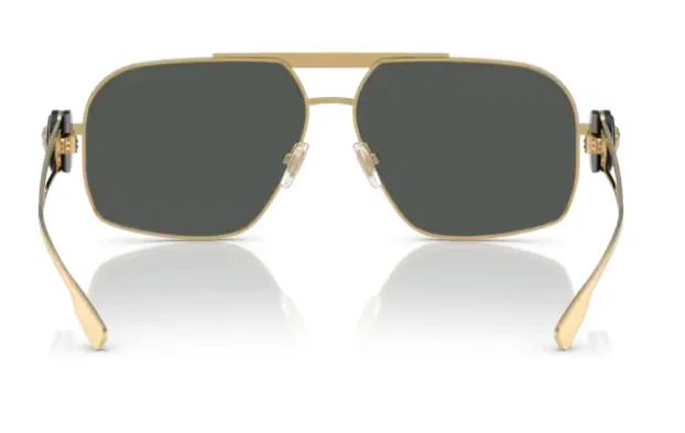 Versace 0VE2269 100287 Gold/Dark grey Soft Square Men's Sunglasses