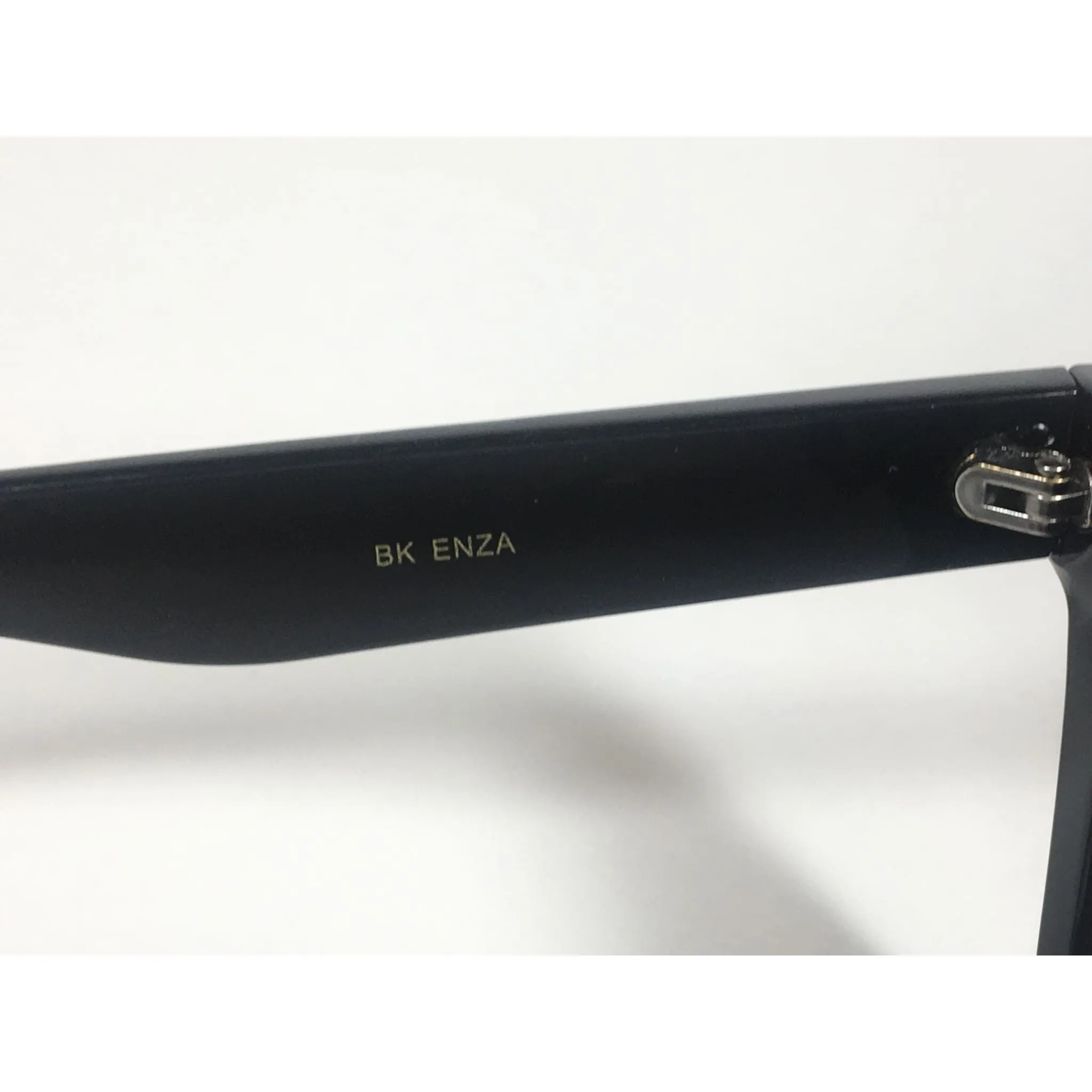 Versace 19V69 Italia BK ENZA Square Sunglasses Black Gold Trim Gray Smoke Lens