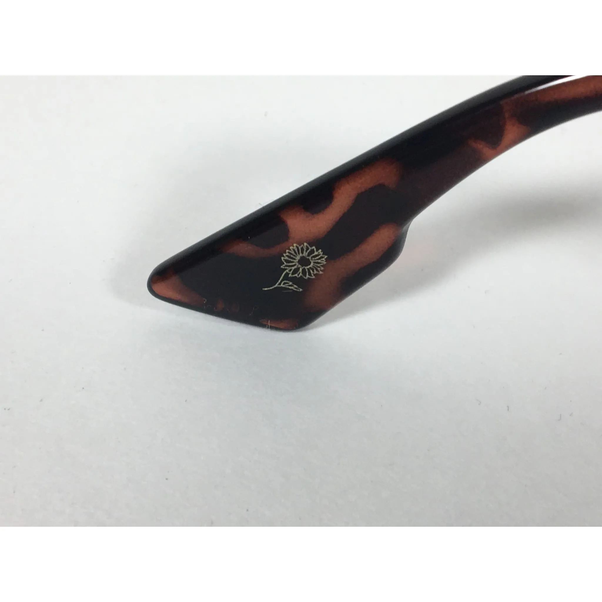 Versace 19V69 Italia Paola Rimless Cat Sunglasses Gold Glitter Brown and Pink Gradient Lens
