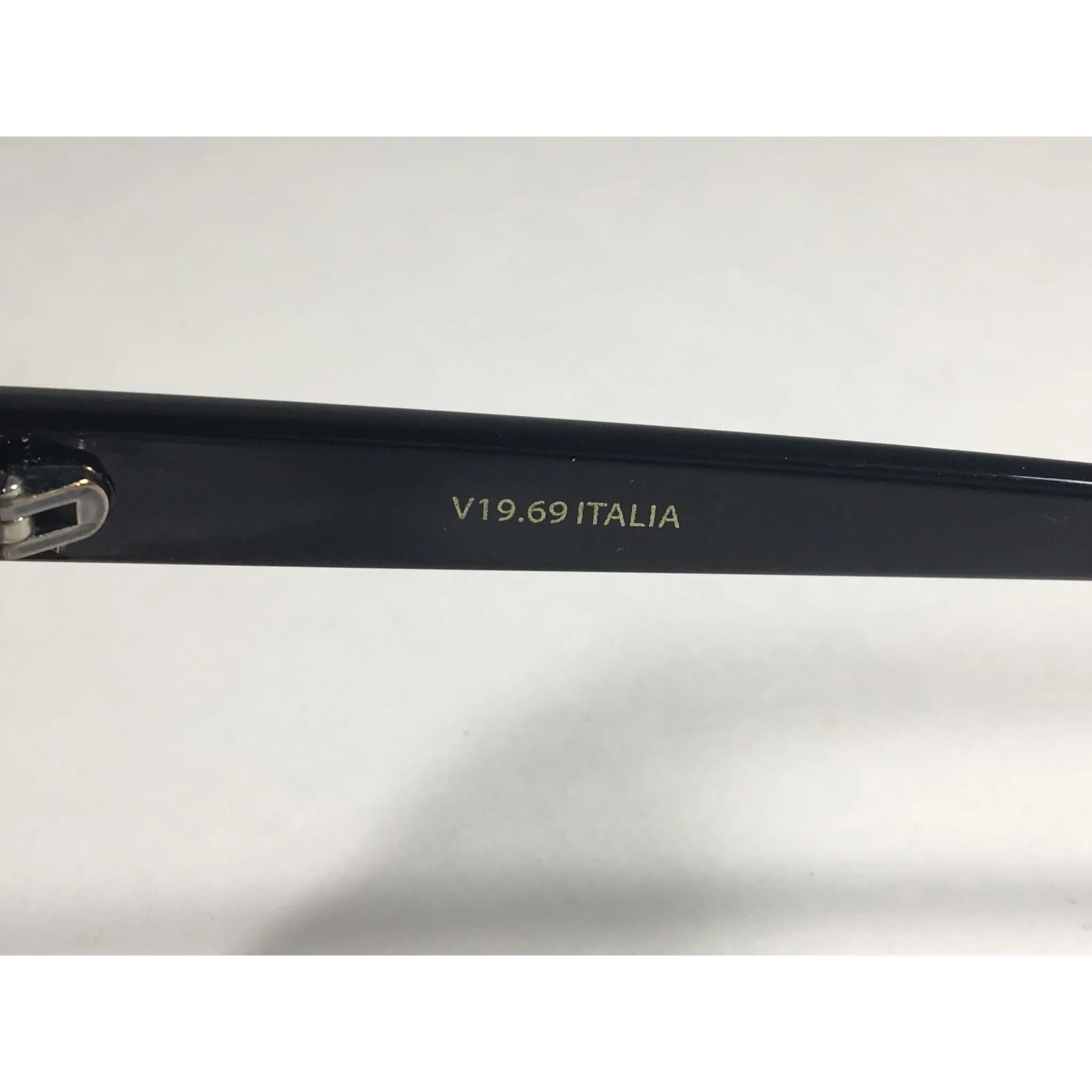 Versace 19V69 Italia Valentina Club Sunglasses Black Gold Horn Rim With Gray Lens