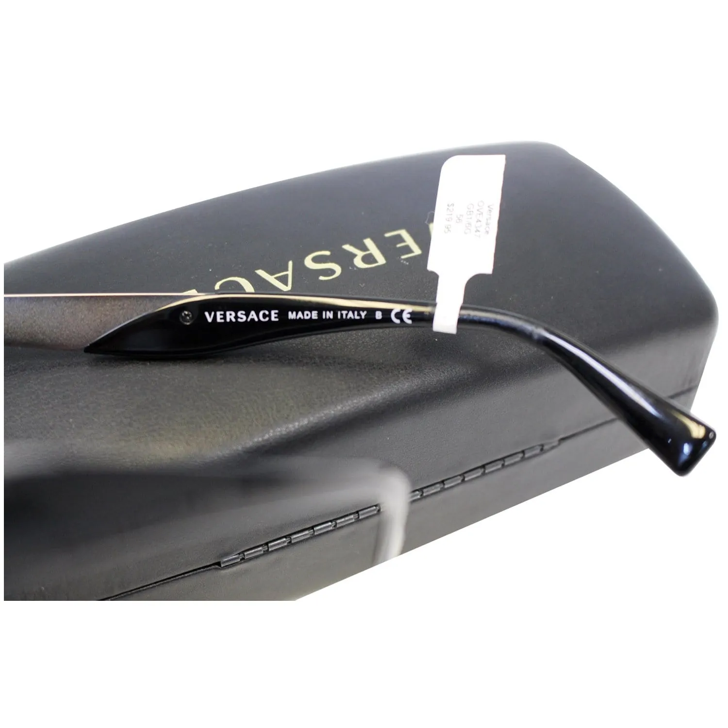 Versace Black Gold Women's Sunglasses 4347
