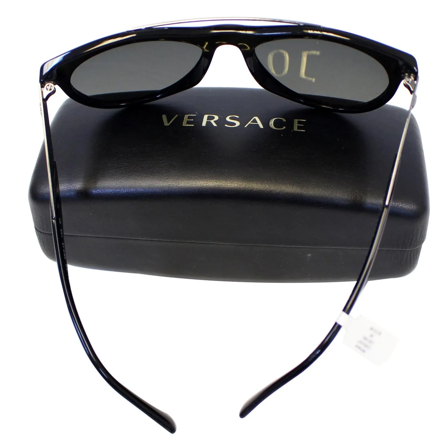 Versace Black Gold Women's Sunglasses 4347