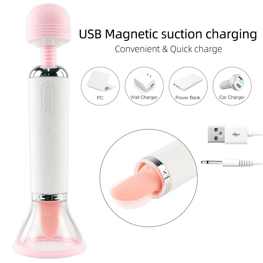 Vibrator, Gspot, nipple suck and tongue sucker, all in one