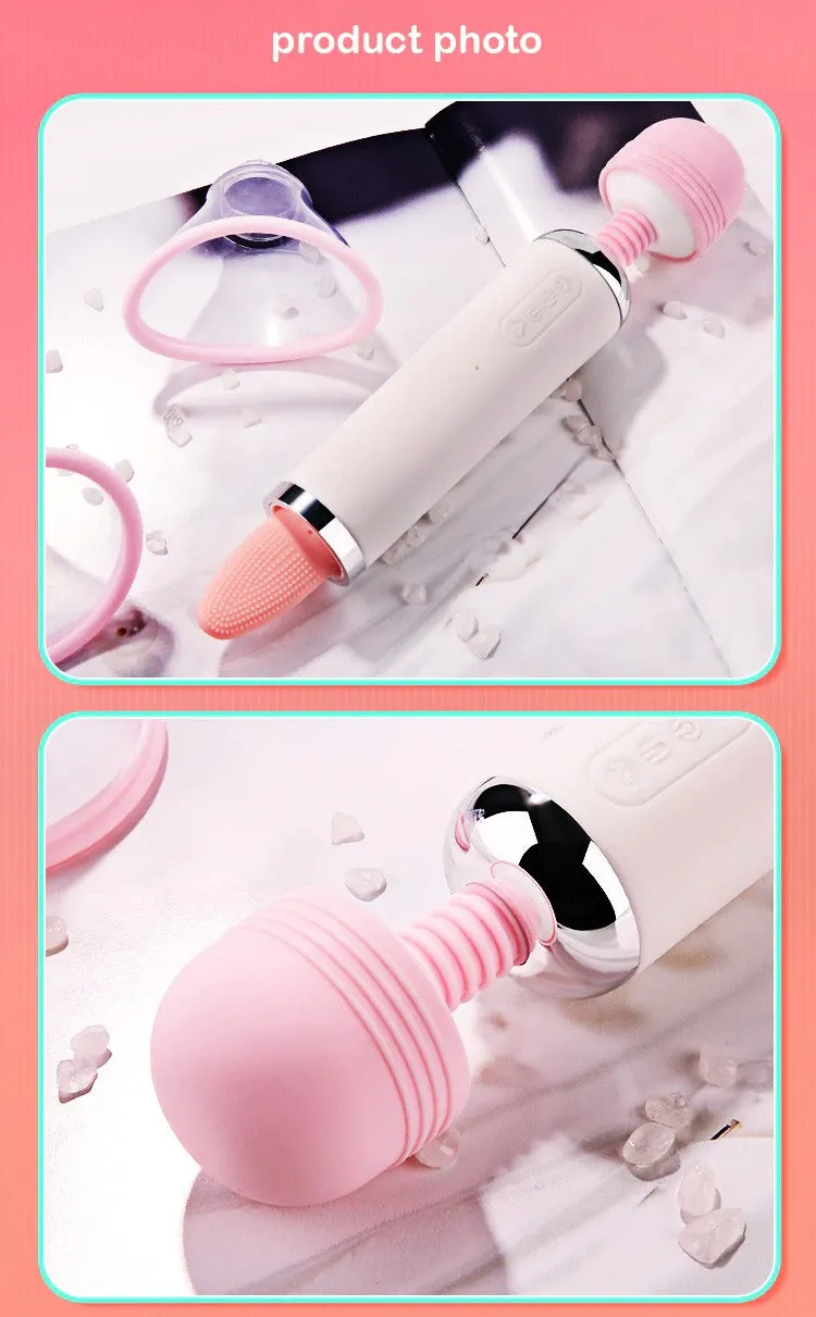 Vibrator, Gspot, nipple suck and tongue sucker, all in one